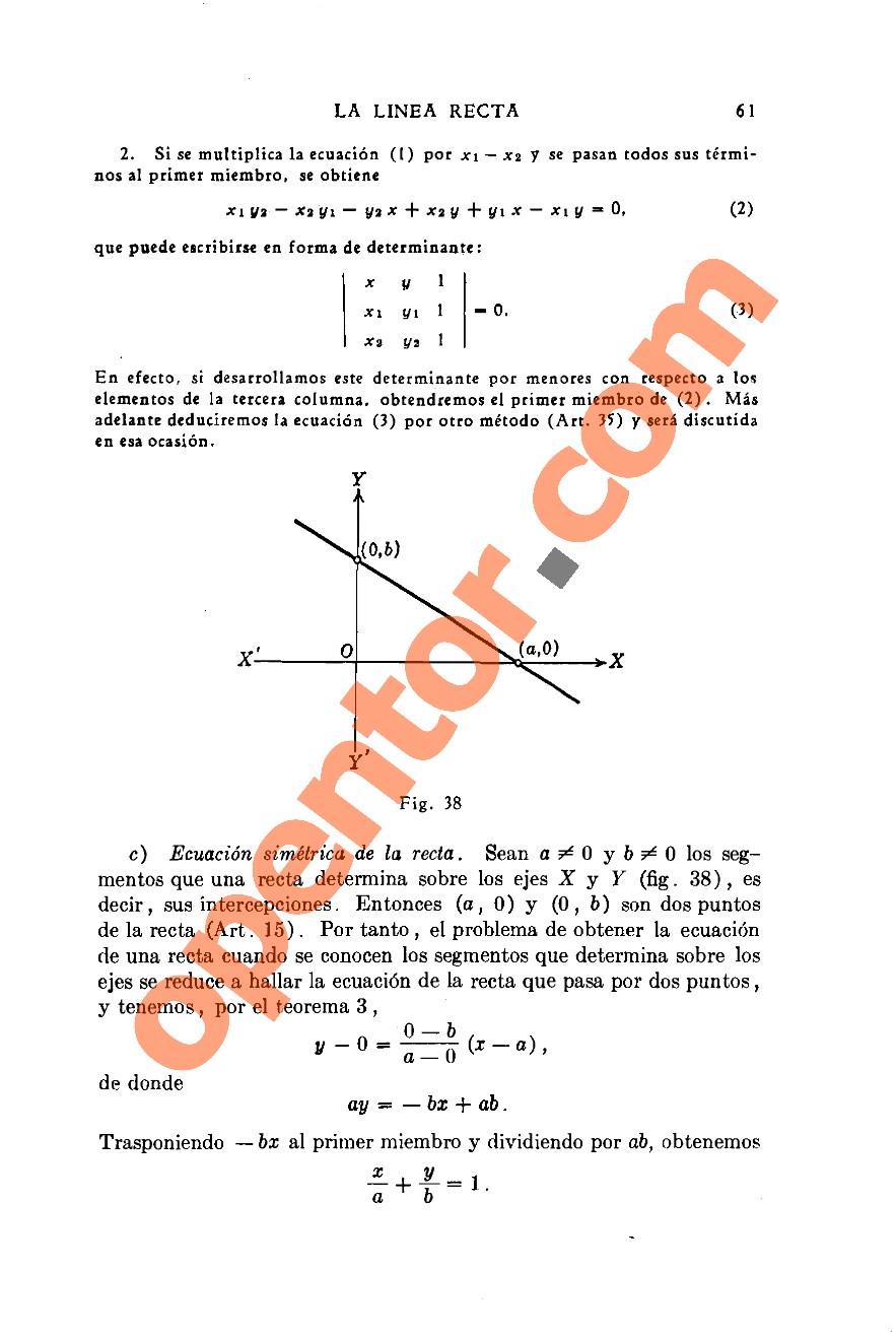 Geometría Analítica de Lehmann - Página 61