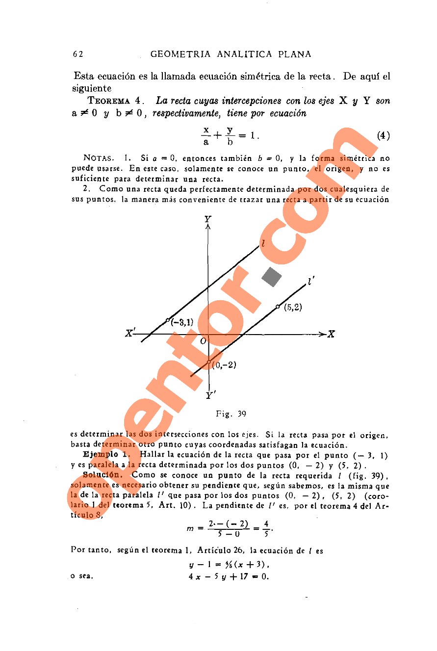 Geometría Analítica de Lehmann - Página 62
