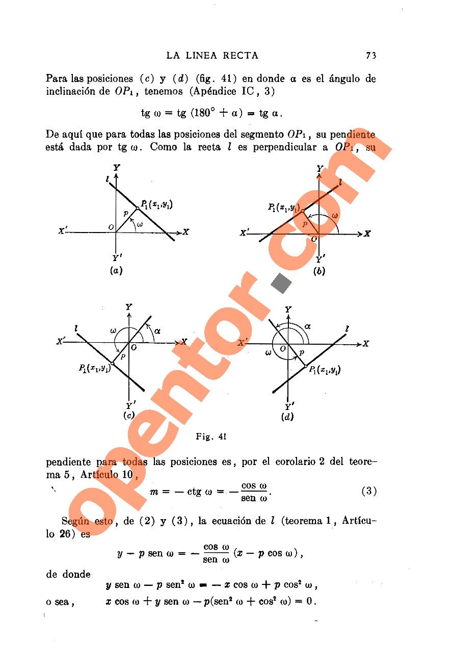 Geometría Analítica de Lehmann - Página 73