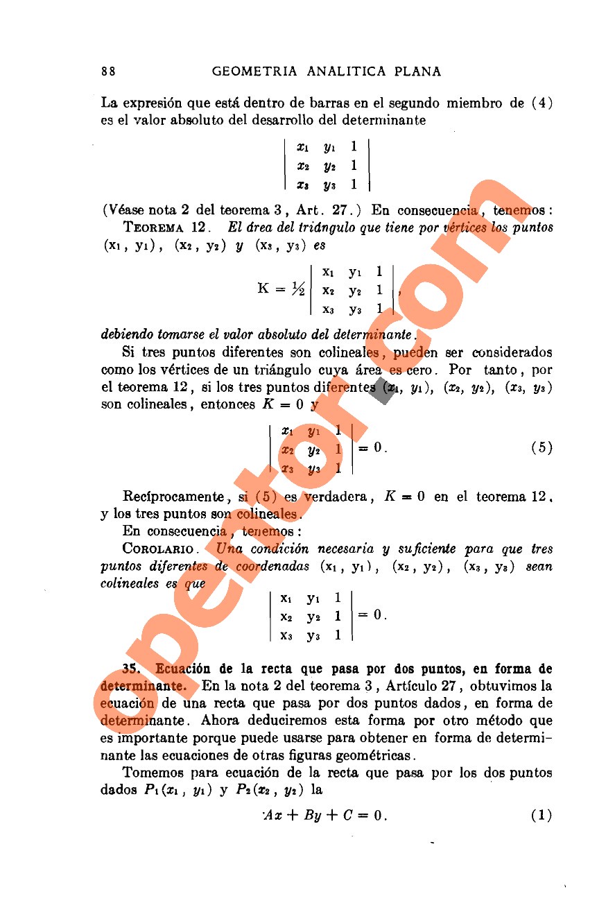 Geometría Analítica de Lehmann - Página 88