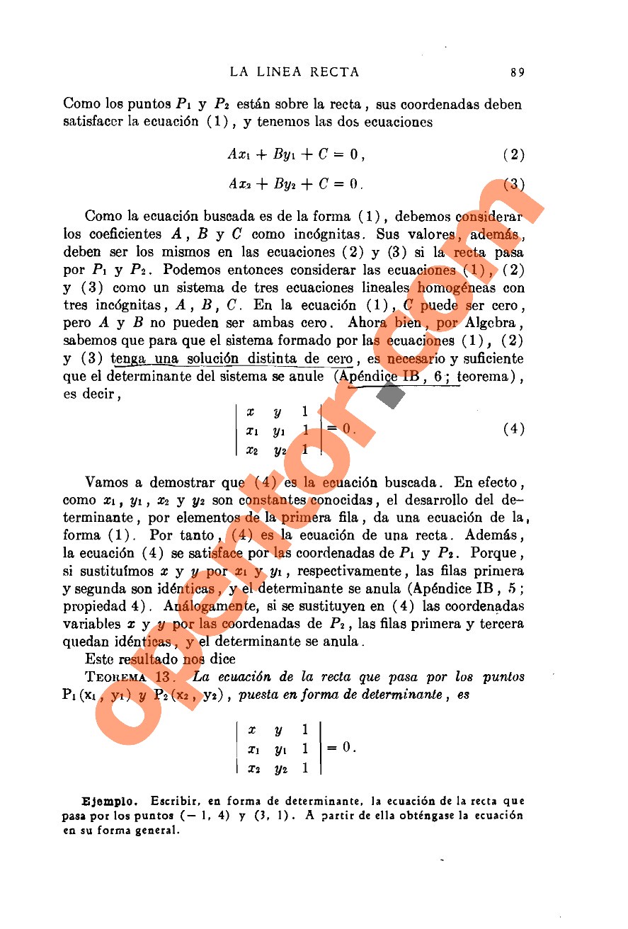 Geometría Analítica de Lehmann - Página 89