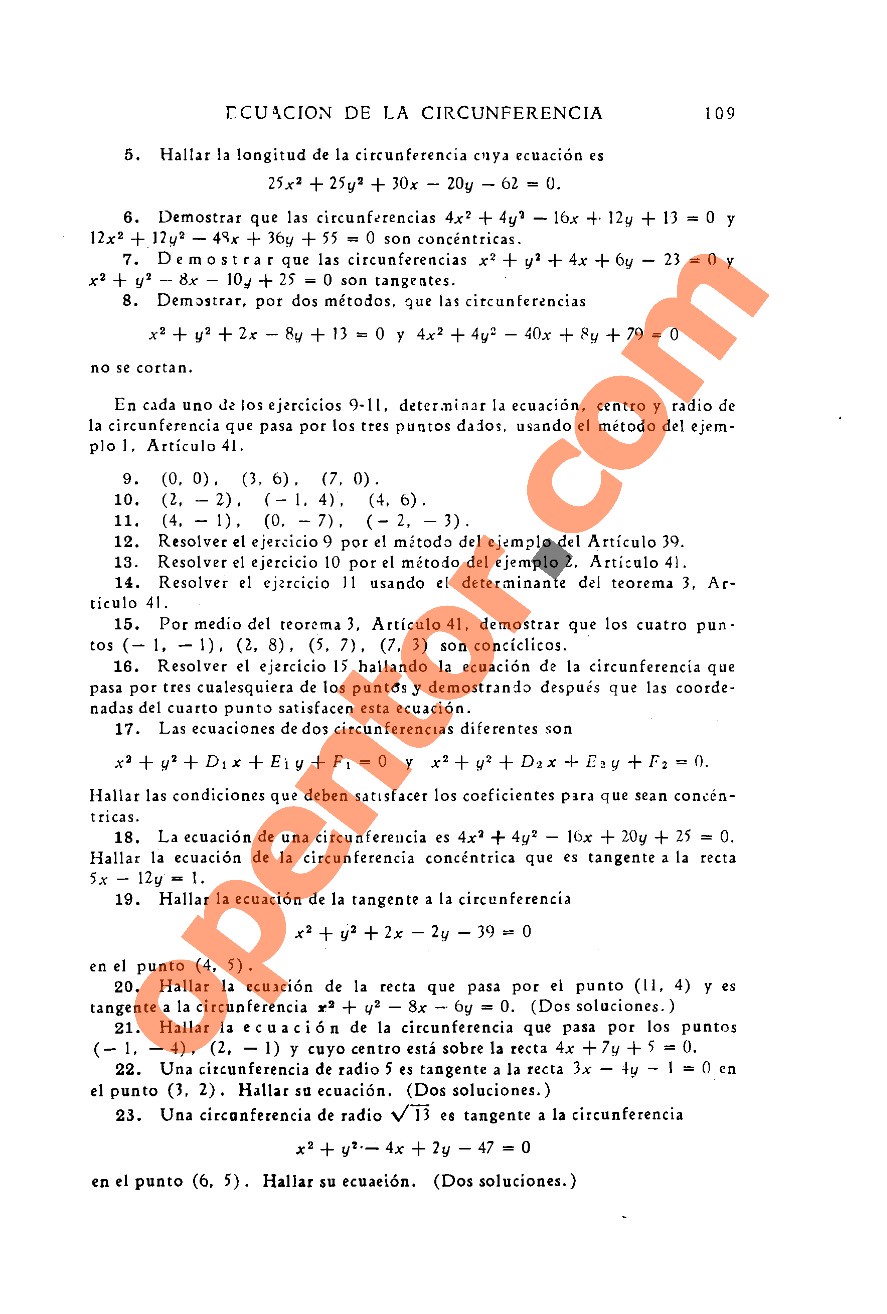 Geometría Analítica de Lehmann - Página 109