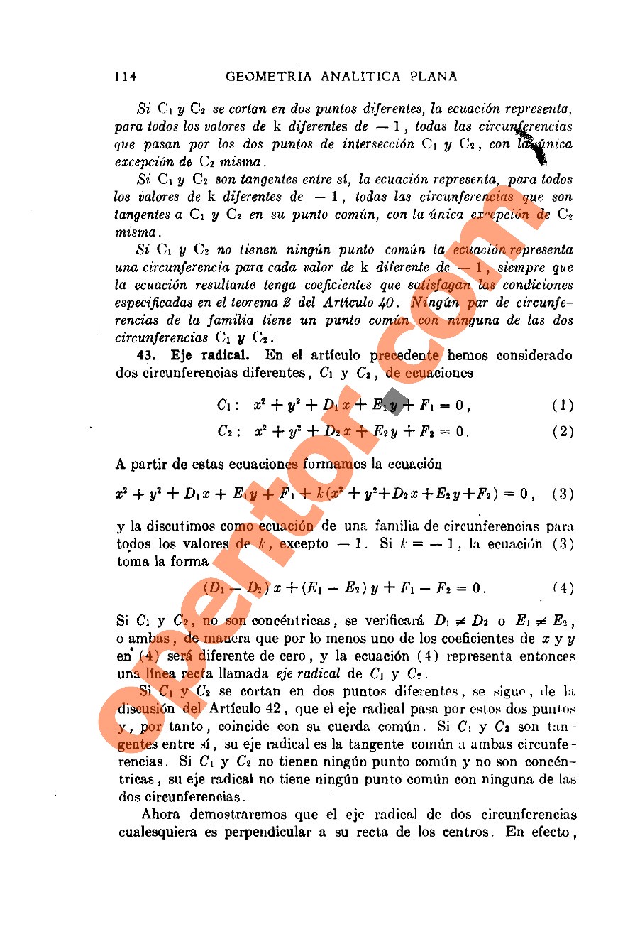 Geometría Analítica de Lehmann - Página 114