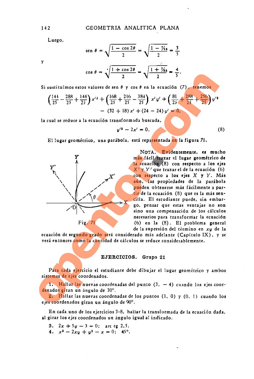 Geometría Analítica de Lehmann - Página 142