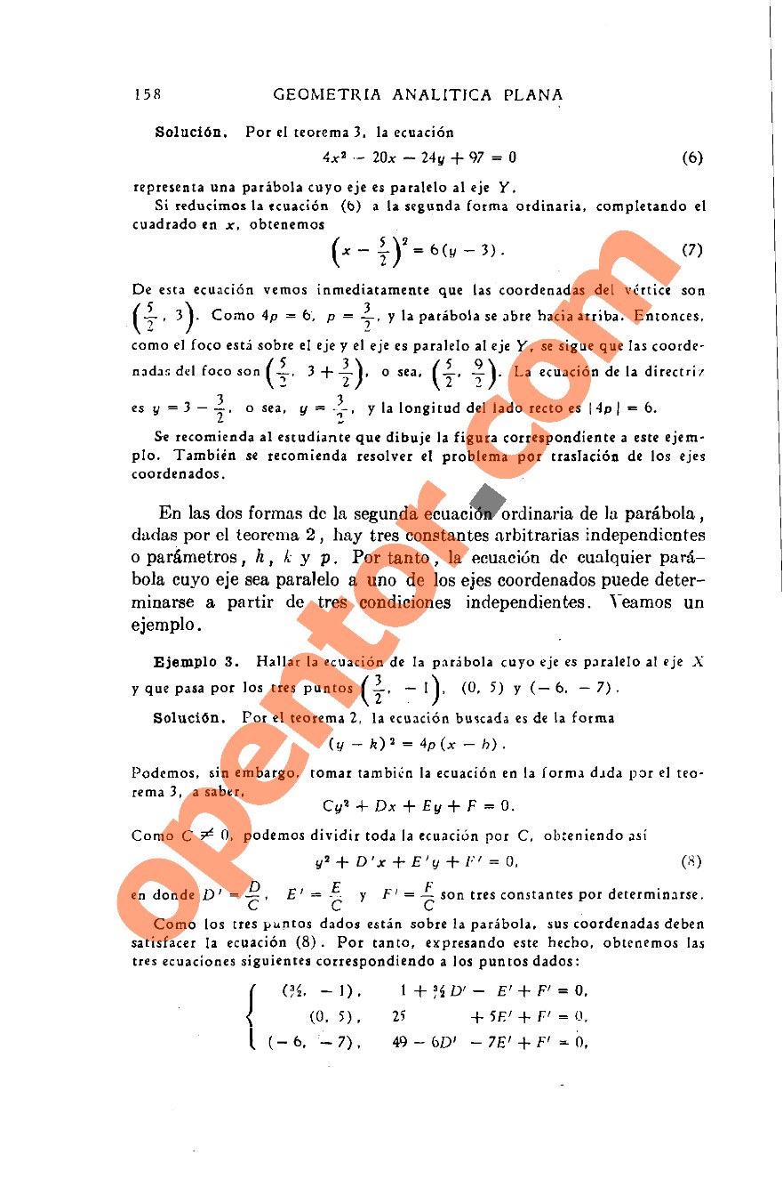 Geometría Analítica de Lehmann - Página 158