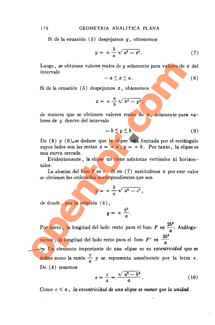 Geometría Analítica de Lehmann - Página 176