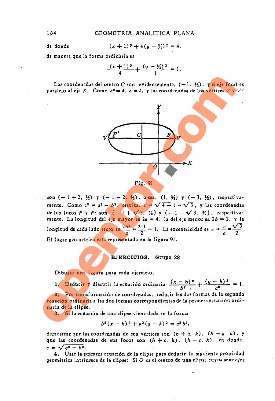 Geometría Analítica de Lehmann - Página 184