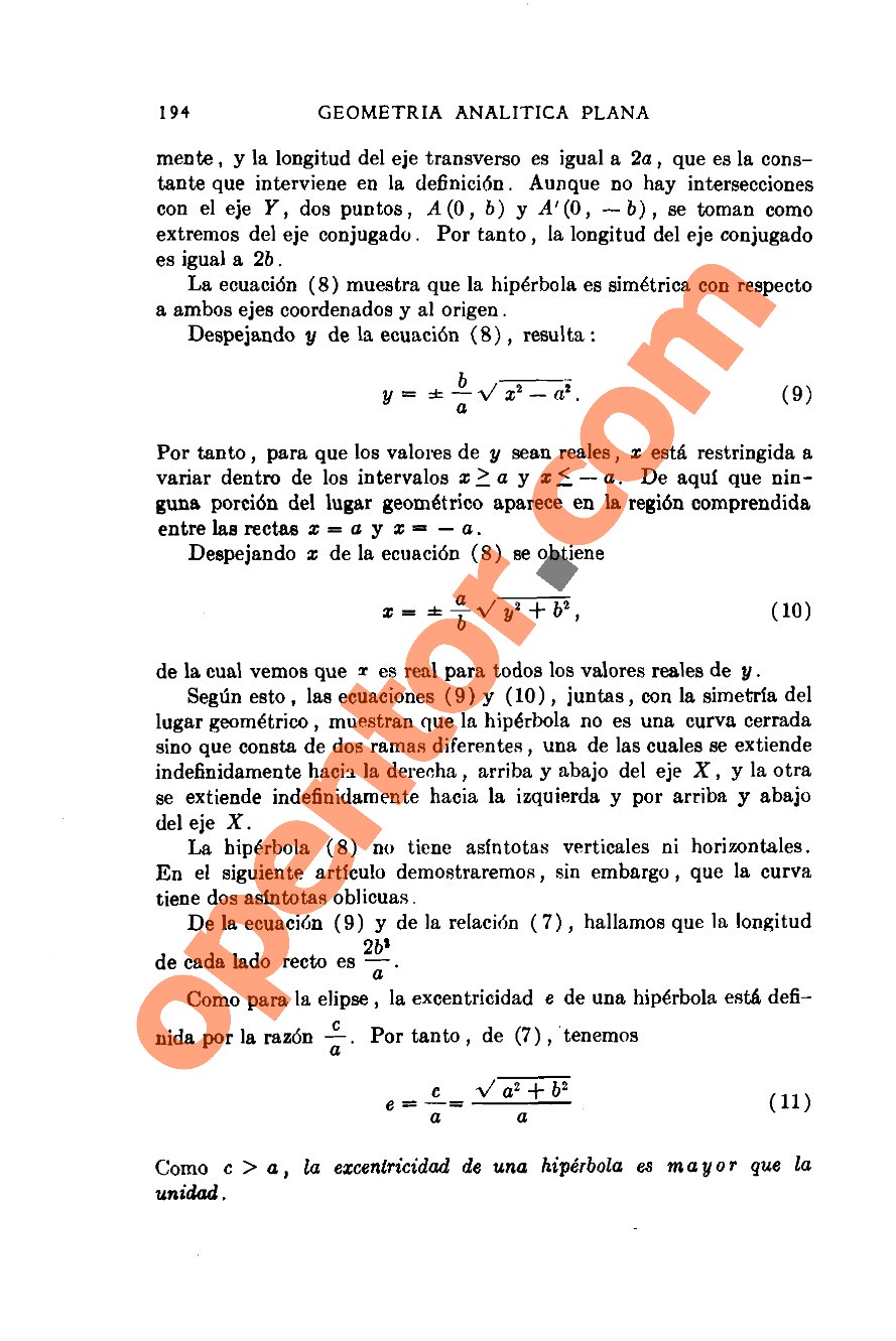 Geometría Analítica de Lehmann - Página 194
