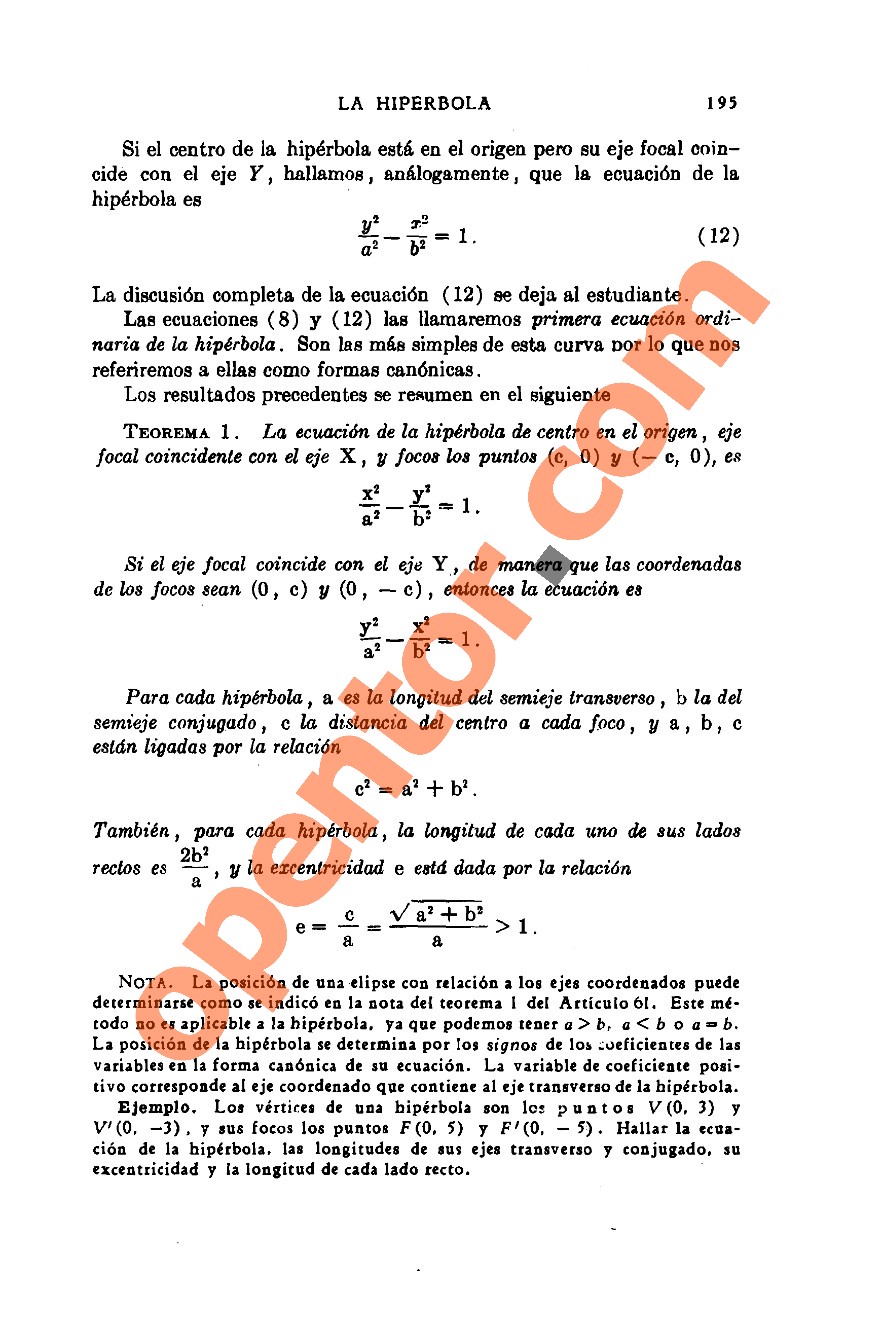 Geometría Analítica de Lehmann - Página 195
