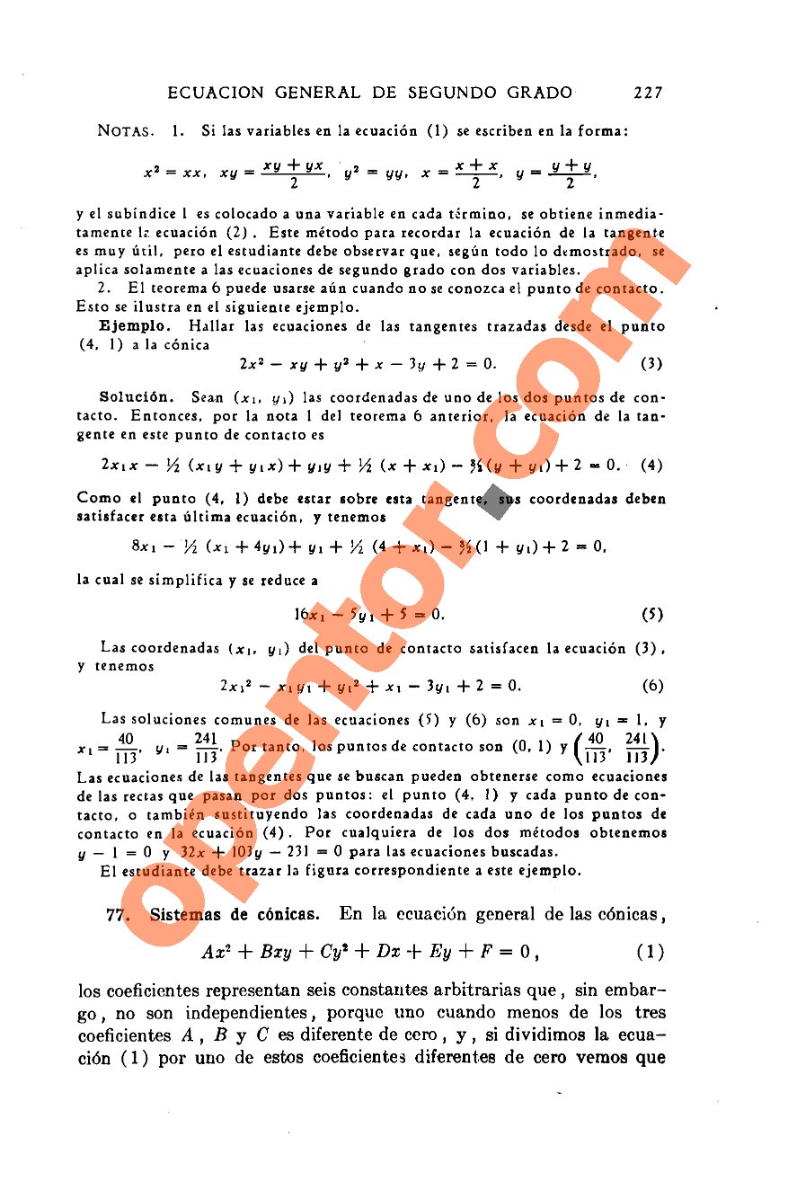 Geometría Analítica de Lehmann - Página 227