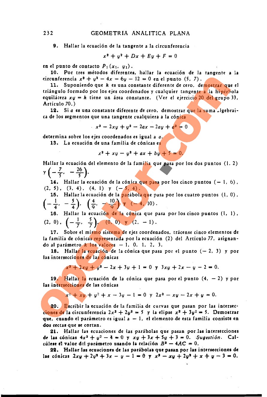 Geometría Analítica de Lehmann - Página 232