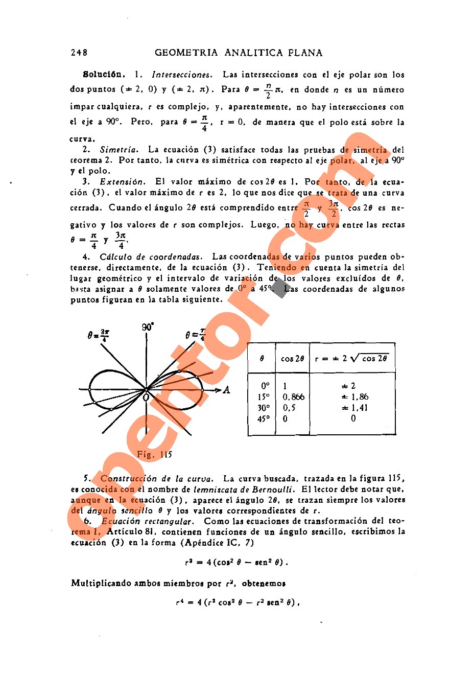Geometría Analítica de Lehmann - Página 248