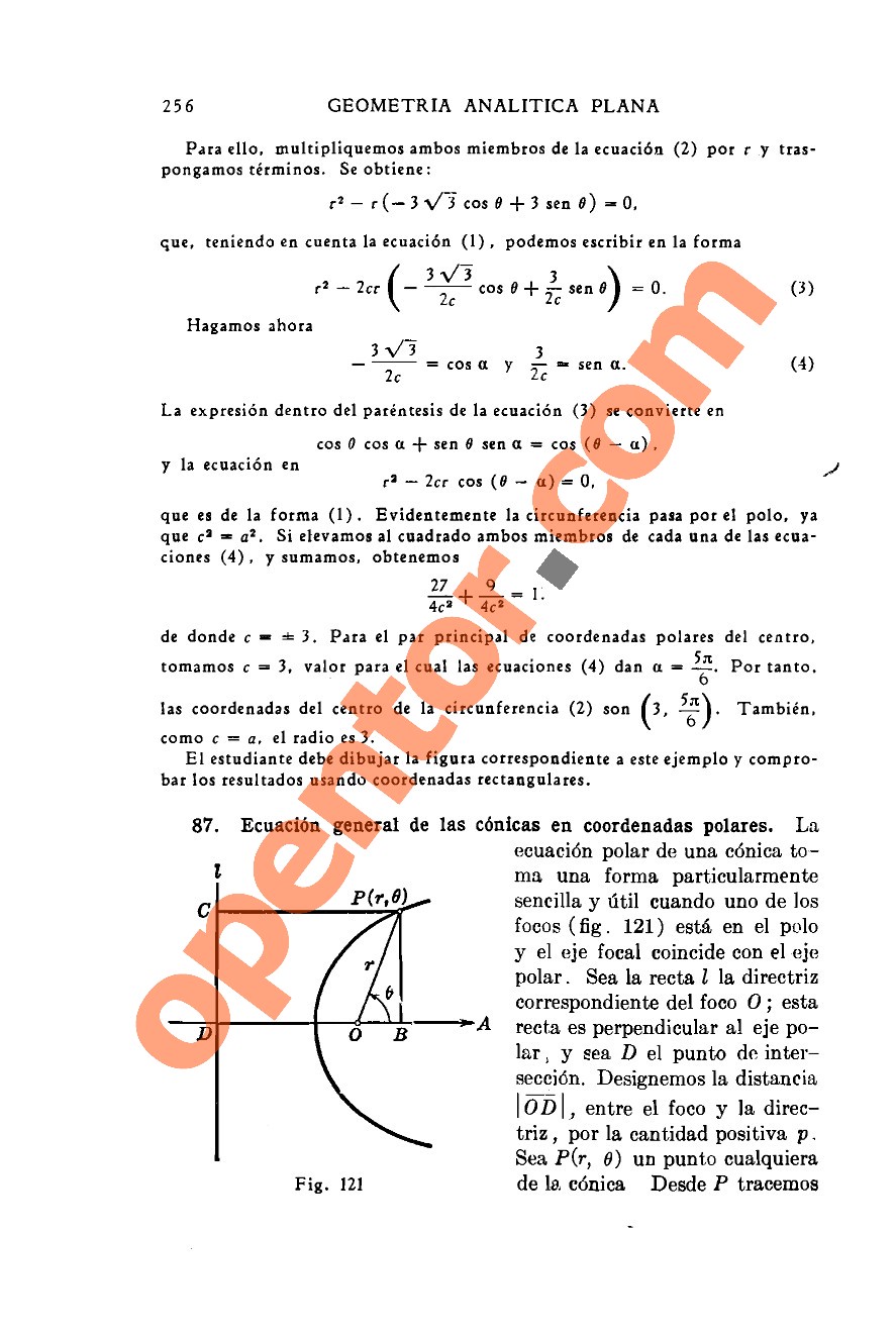 Geometría Analítica de Lehmann - Página 256