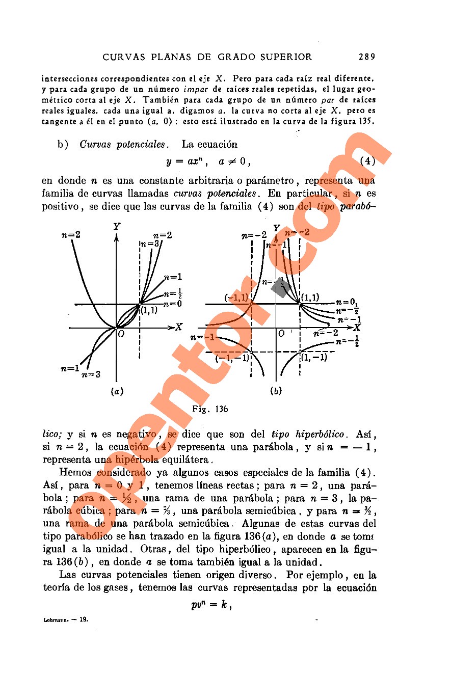 Geometría Analítica de Lehmann - Página 289