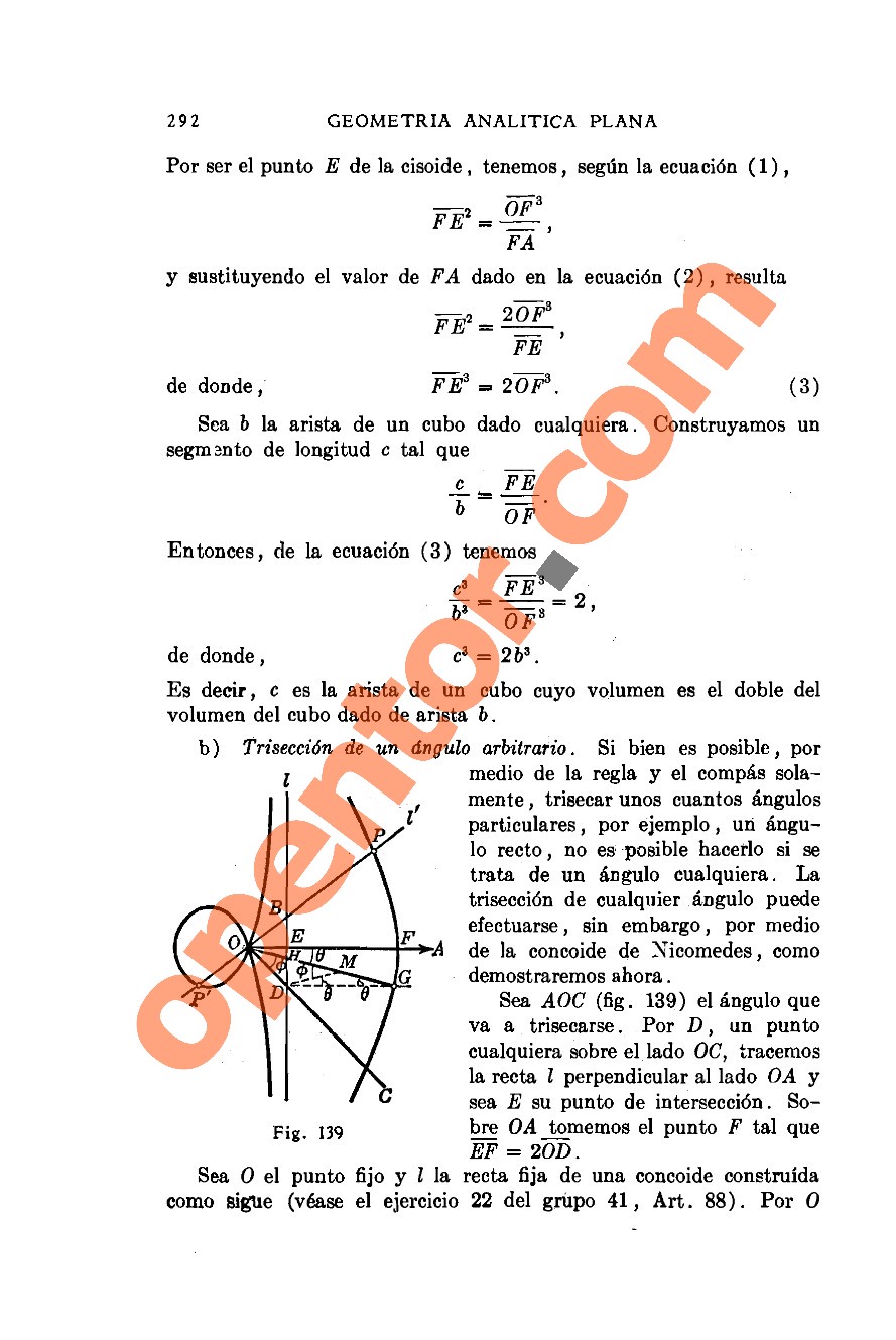 Geometría Analítica de Lehmann - Página 292