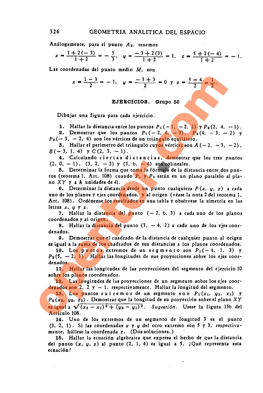 Geometría Analítica de Lehmann - Página 326