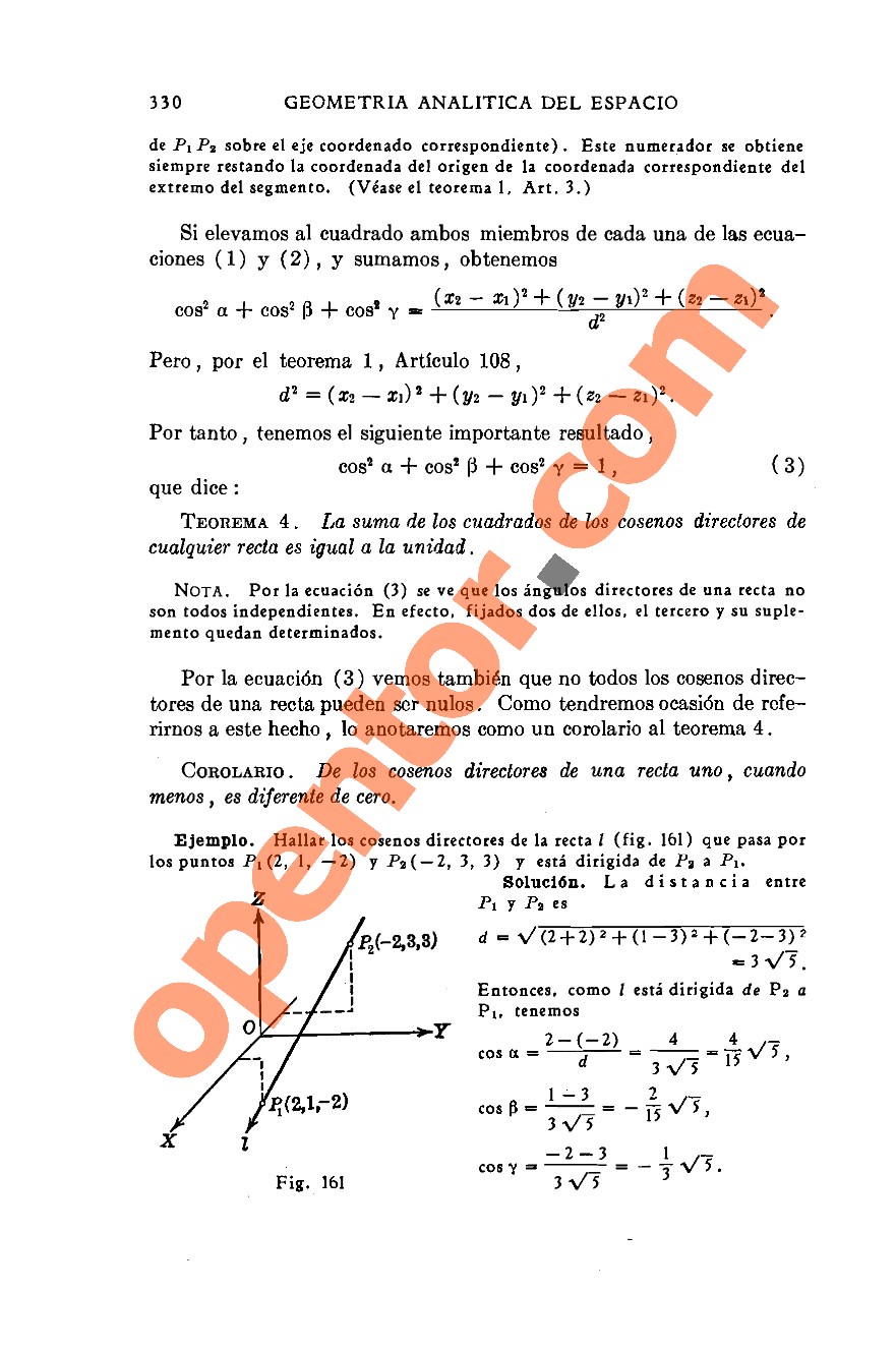Geometría Analítica de Lehmann - Página 330