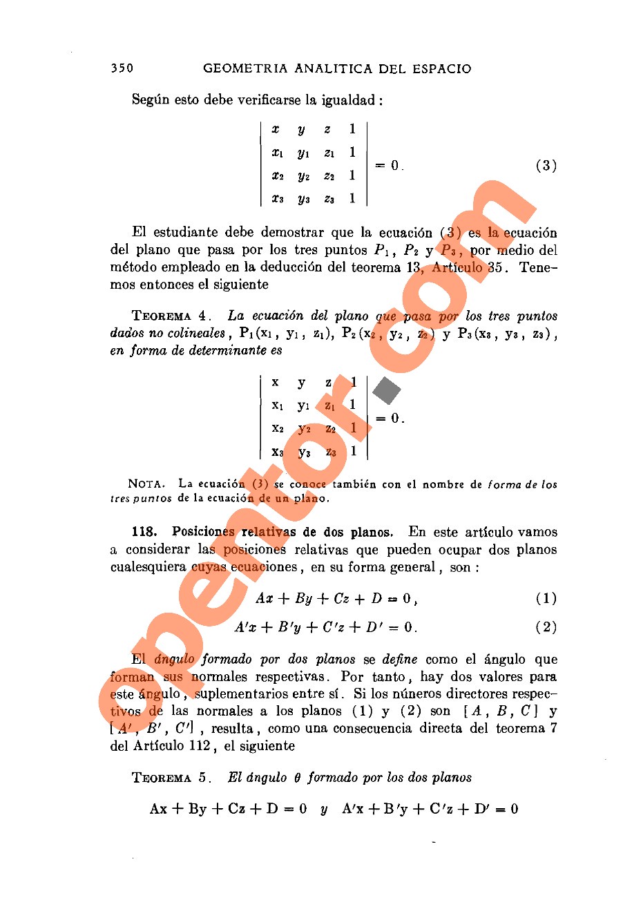 Geometría Analítica de Lehmann - Página 350