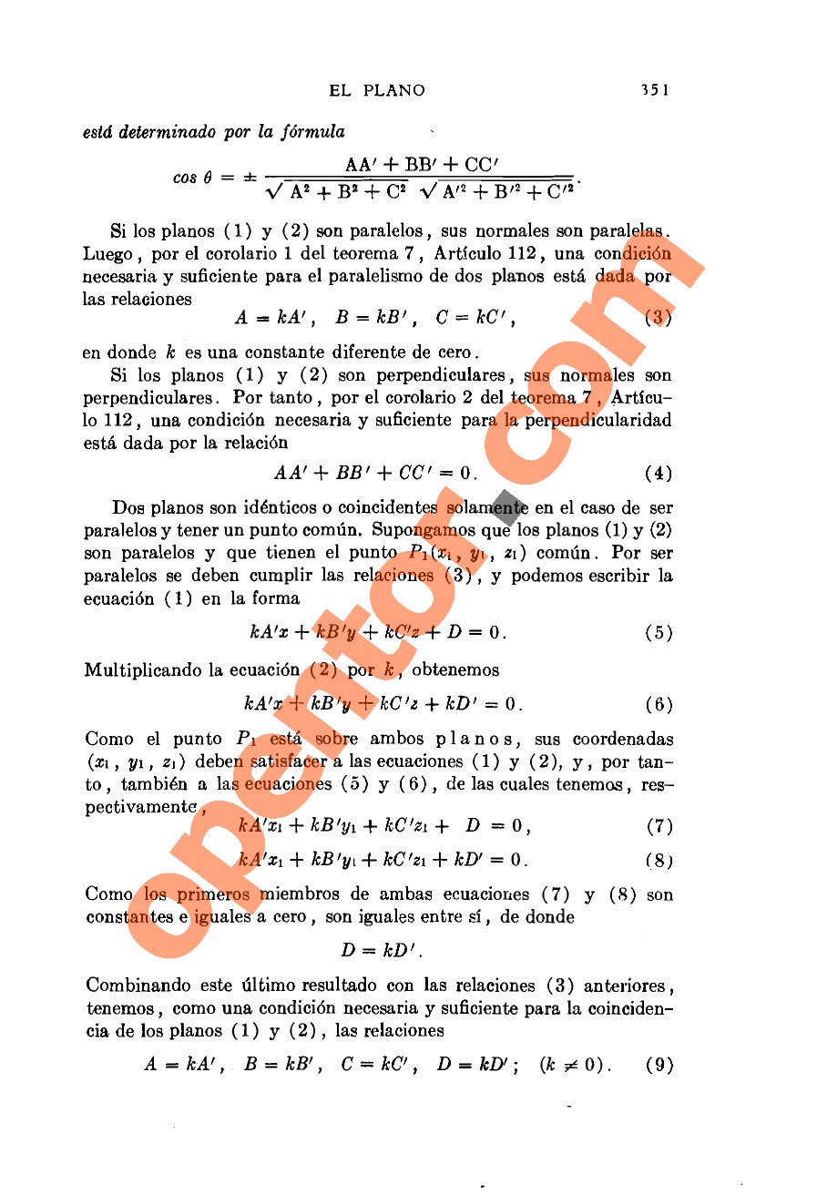 Geometría Analítica de Lehmann - Página 351