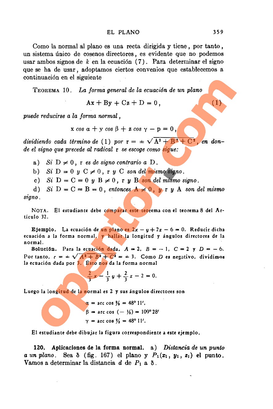 Geometría Analítica de Lehmann - Página 359