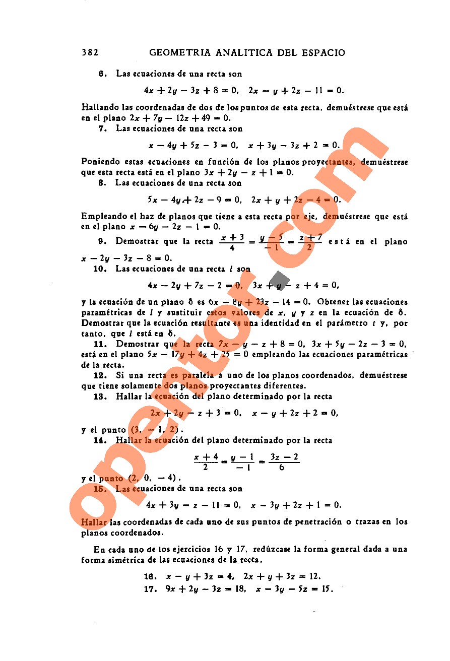 Geometría Analítica de Lehmann - Página 382