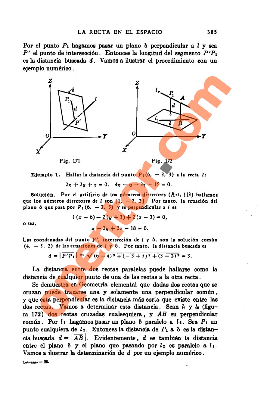 Geometría Analítica de Lehmann - Página 385