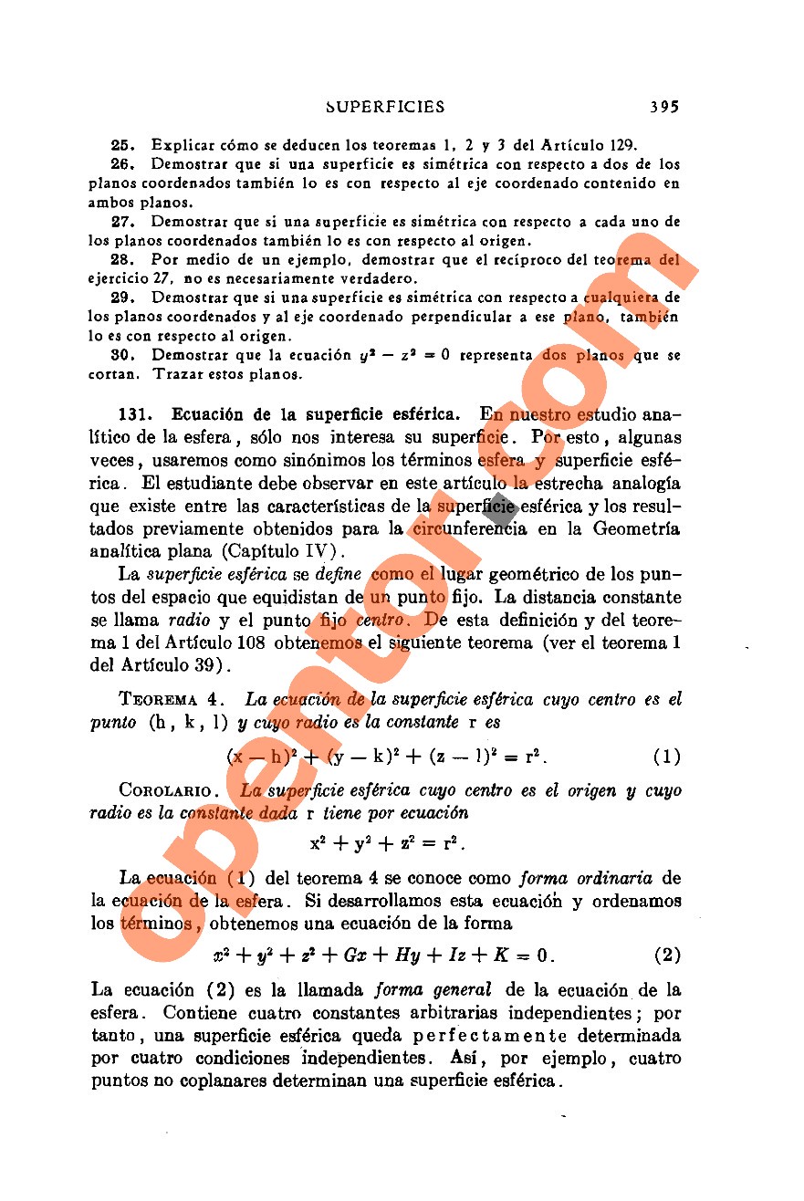 Geometría Analítica de Lehmann - Página 395
