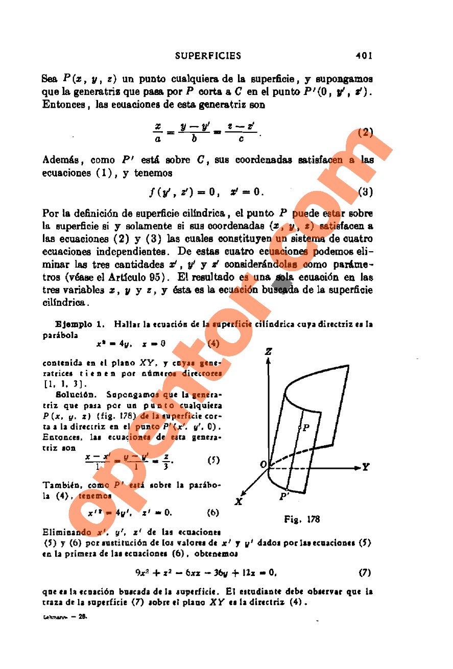 Geometría Analítica de Lehmann - Página 401
