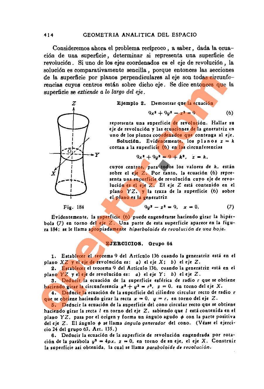 Geometría Analítica de Lehmann - Página 414