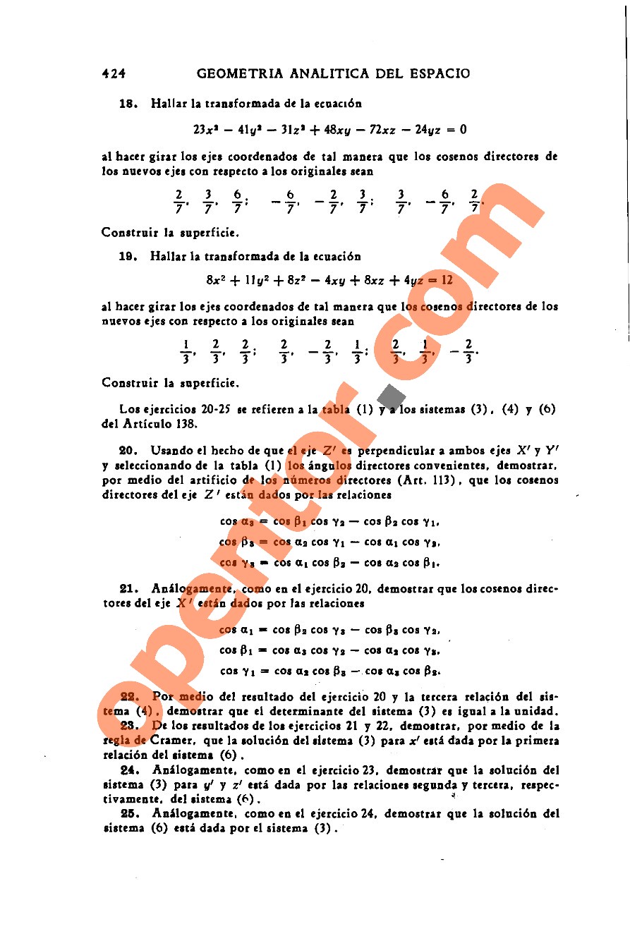 Geometría Analítica de Lehmann - Página 424