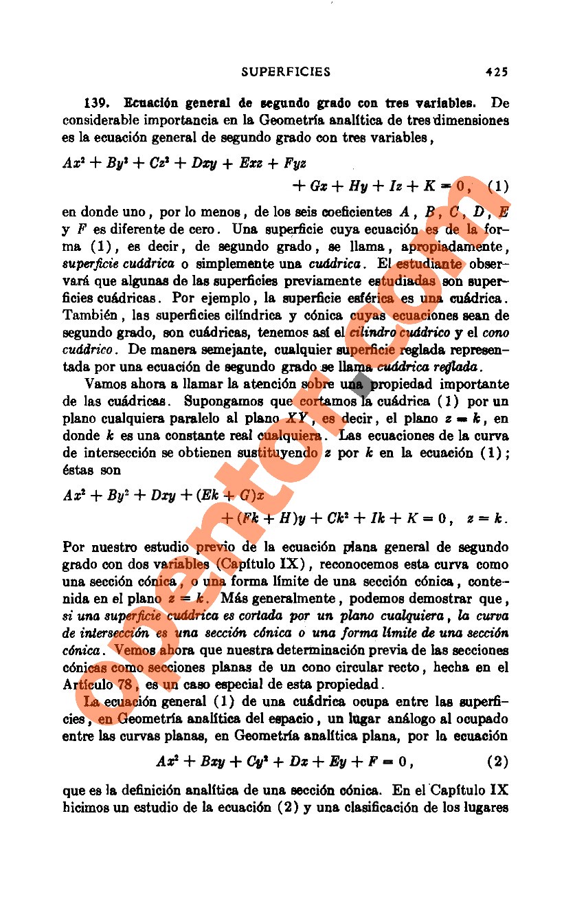 Geometría Analítica de Lehmann - Página 425