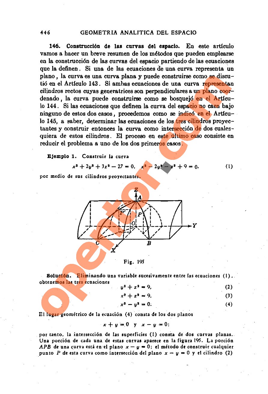 Geometría Analítica de Lehmann - Página 446
