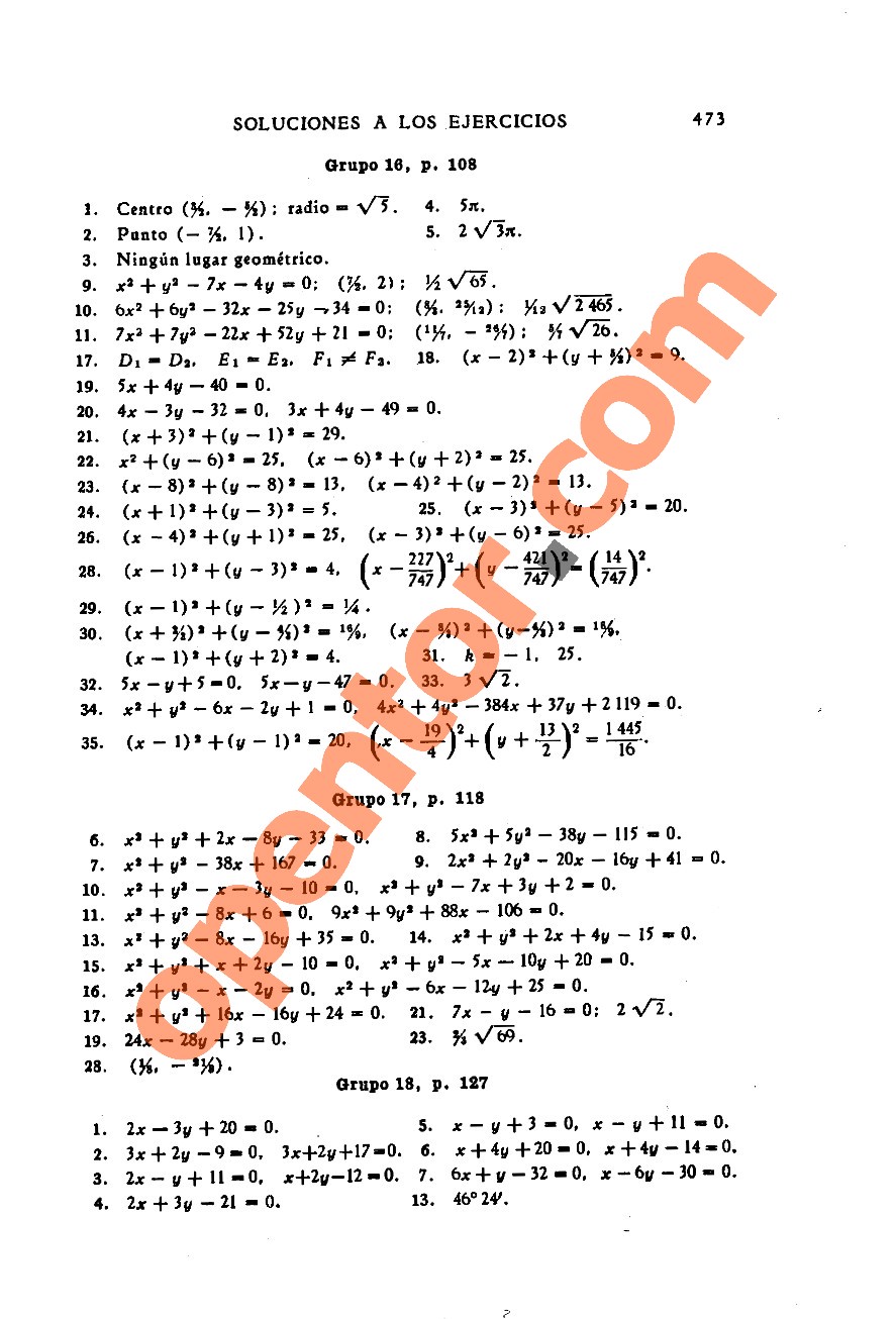 Geometría Analítica de Lehmann - Página 473