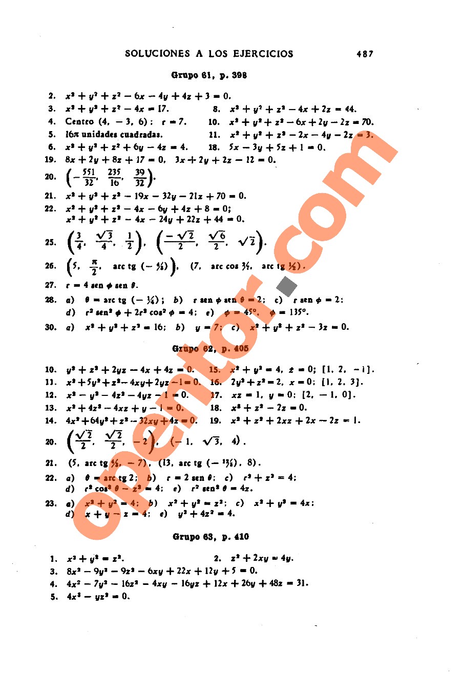 Geometría Analítica de Lehmann - Página 487