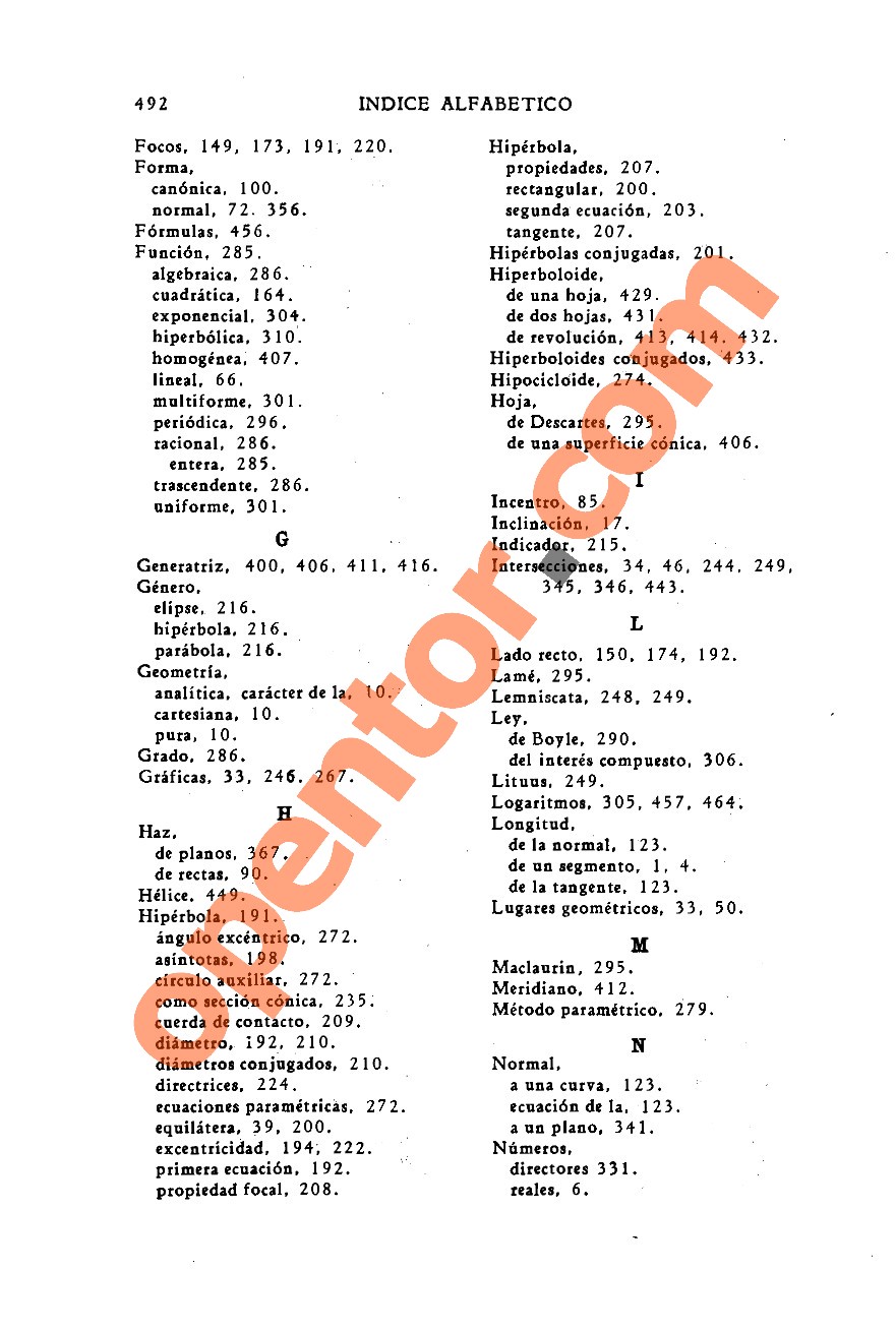 Geometría Analítica de Lehmann - Página 492