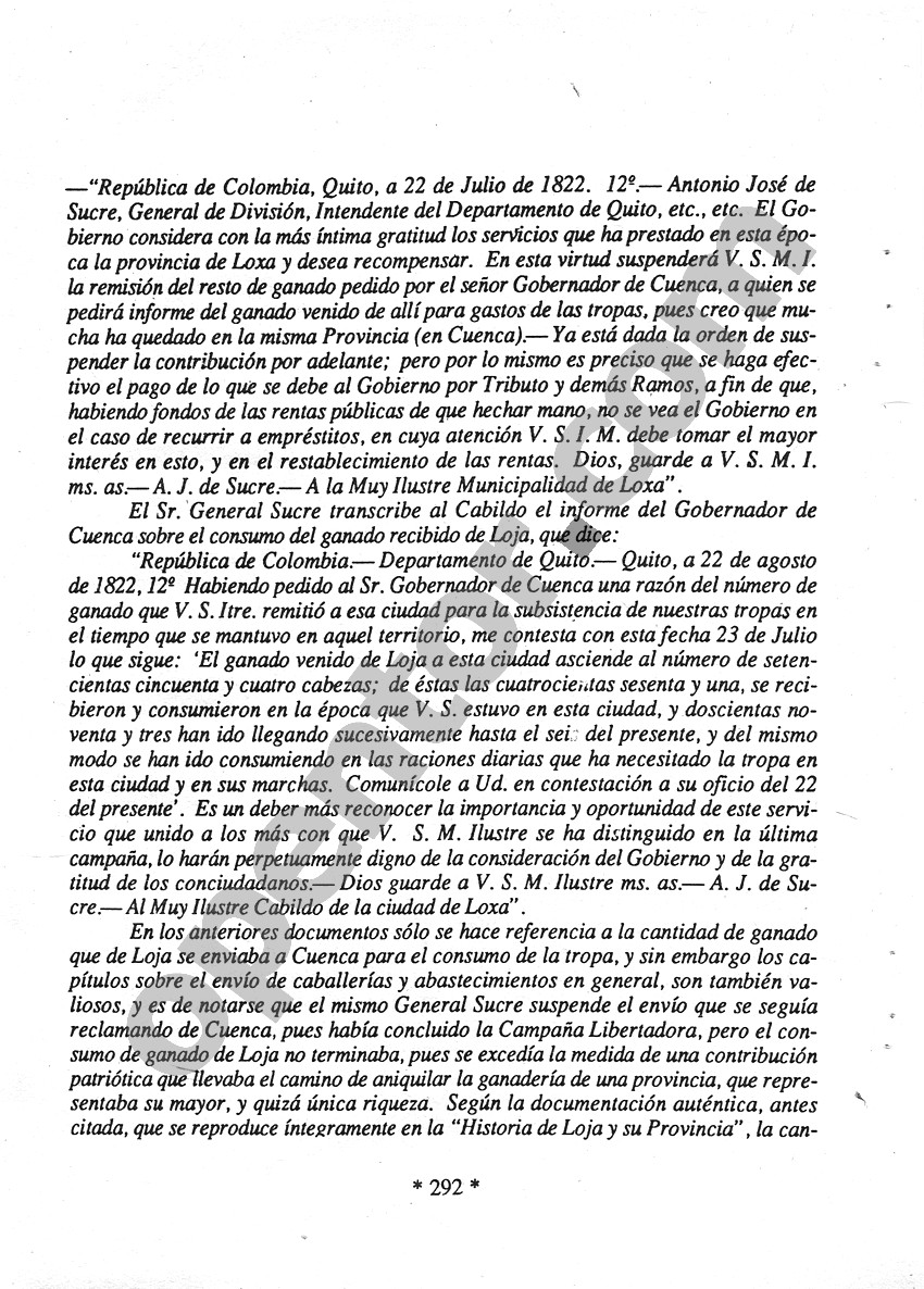 Historia de Loja y su provincia - Página 292