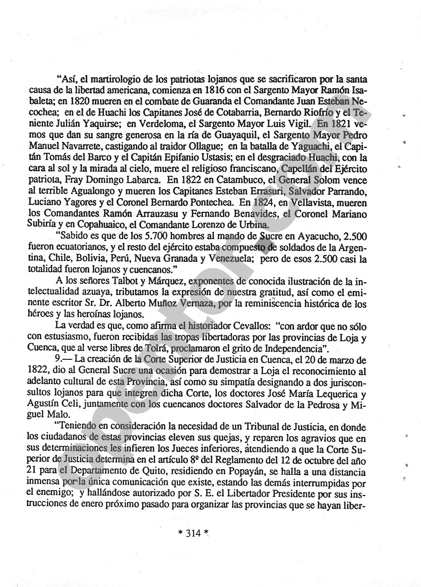Historia de Loja y su provincia - Página 314